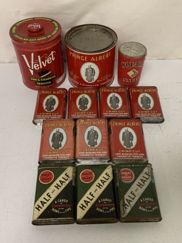 13 tobacco tins and jar (1 of 10)