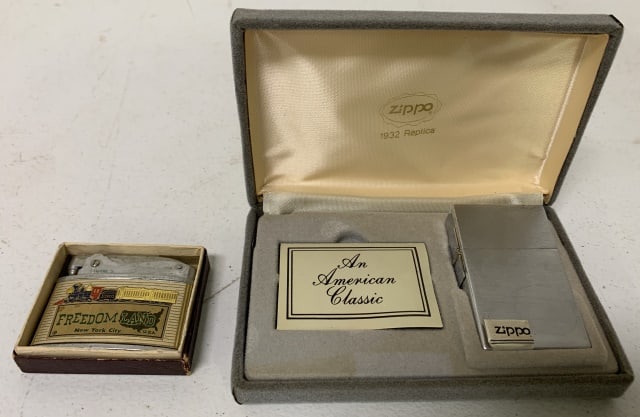 lot of 2 Zippo & Coronet Lighters w/ Boxes (1 of 6)