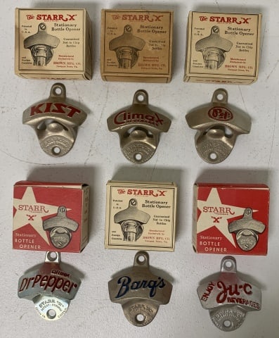 (6)Beverage Bottle Openers w/ Boxes (1 of 3)