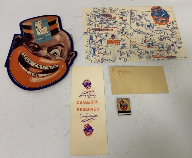 lot of 5 Black Americana Resturant Items (1 of 6)