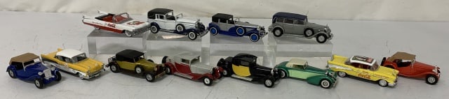 lot of 12 Larger Matchbox Cars Coca Cola others: a lot of them are models of yesteryear, all in good condition