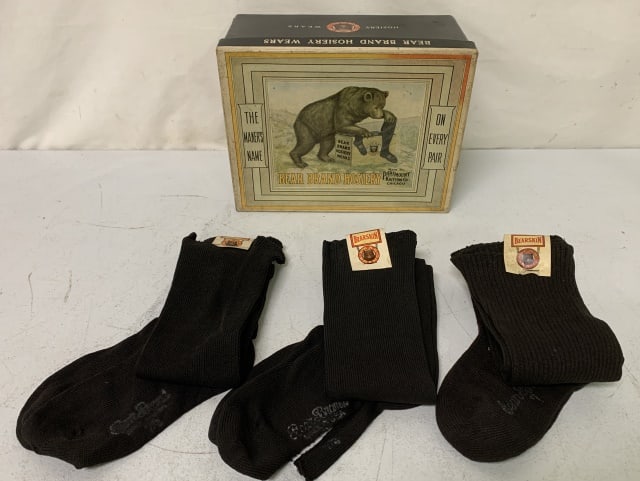 Bear Brand Hoisery Salesman Sample w/ Socks (1 of 5)