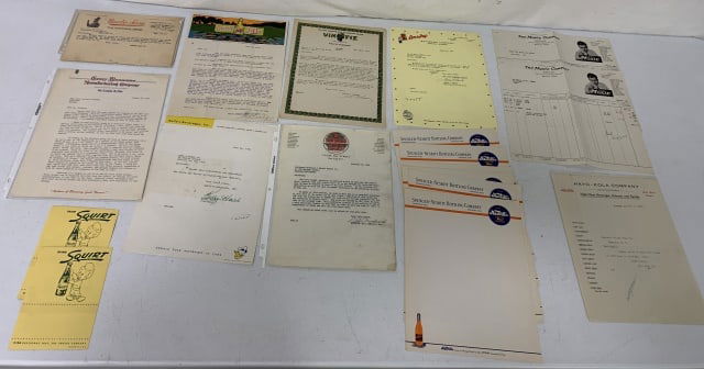 18+ soda letterheads etc. (1 of 8)