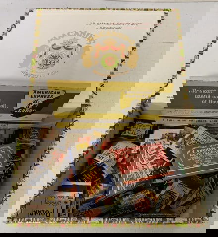 cigar box with 37 matchbooks (1 of 3)