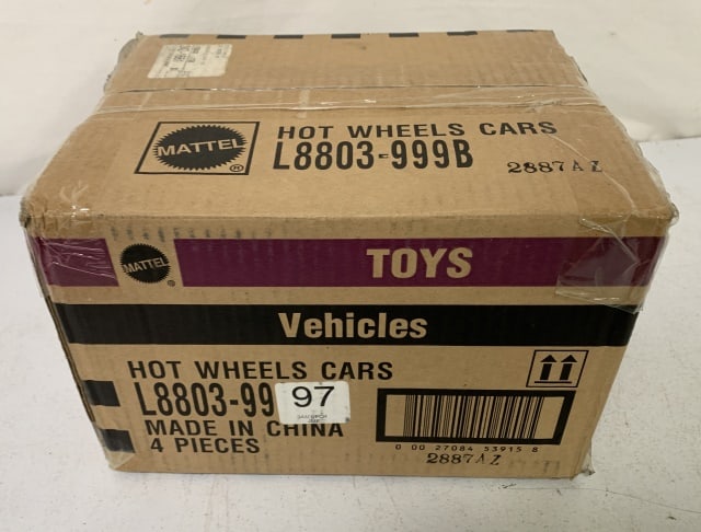 sealed Hot Wheels L8803-9997 box: contains 4 pieces