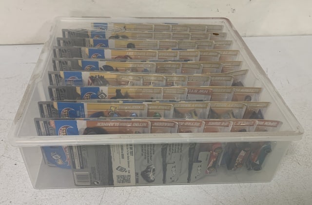 70+ 2012 Hot Wheels blister packs in case (1 of 6)
