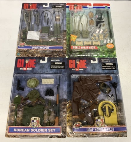 (4) GI Joe Battle Gear Outfits (1 of 4)