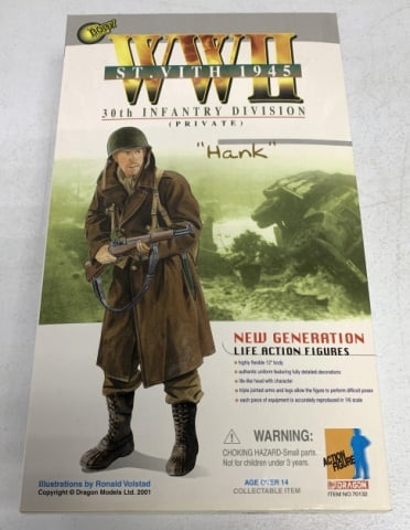 Dragon Action Figure St. Vith 1945: 30th Infantry Division, Private, Hank, looks complete 1/6 scale