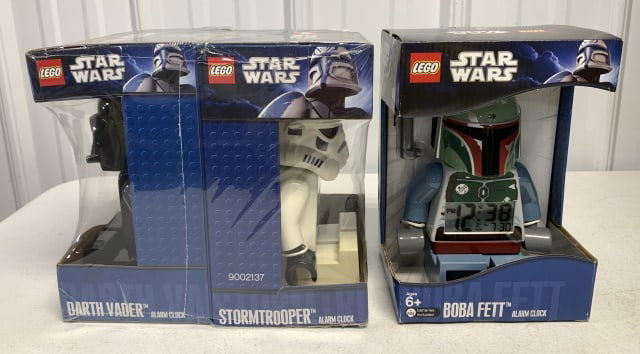 (3)Lego Star Wars Alarm Clocks (1 of 5)