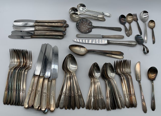 49 pcs William Rogers set + others (1 of 5)