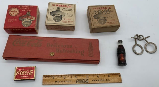 lot of mostly Coca-Cola advertising (1 of 5)