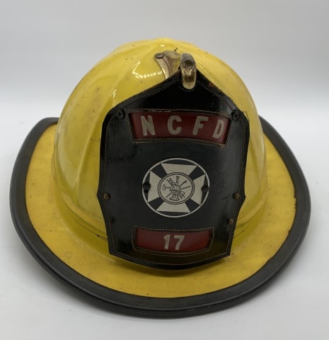 New Cumberland Fire Dept. fire fighter helmet (1 of 6)