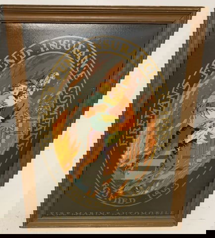 Fireman's Fund Insurance Co. Framed Sign