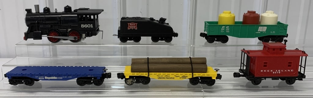 lot of 6 Lionel Trains, Engine, Tender, others (1 of 4)