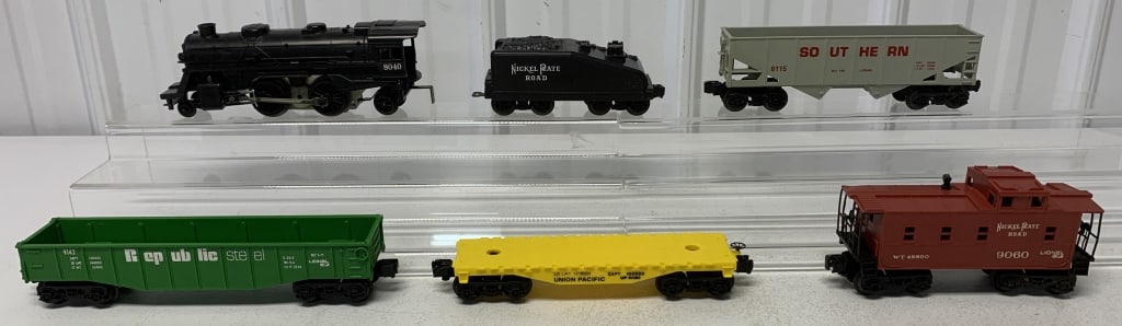 lot of 6 Lionel Trains, Engine, Tender, others (1 of 4)