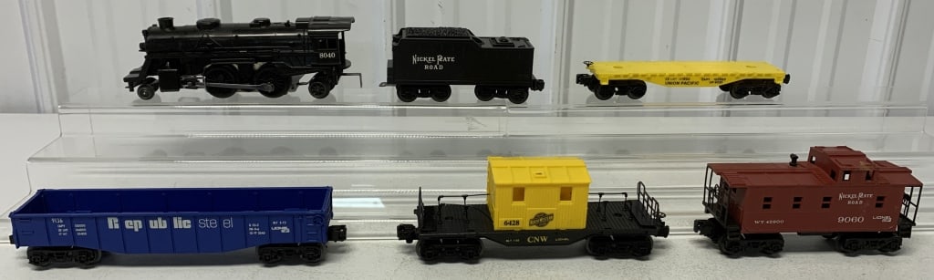 lot of 6 Lionel Trains, Engine, Tender, others (1 of 4)