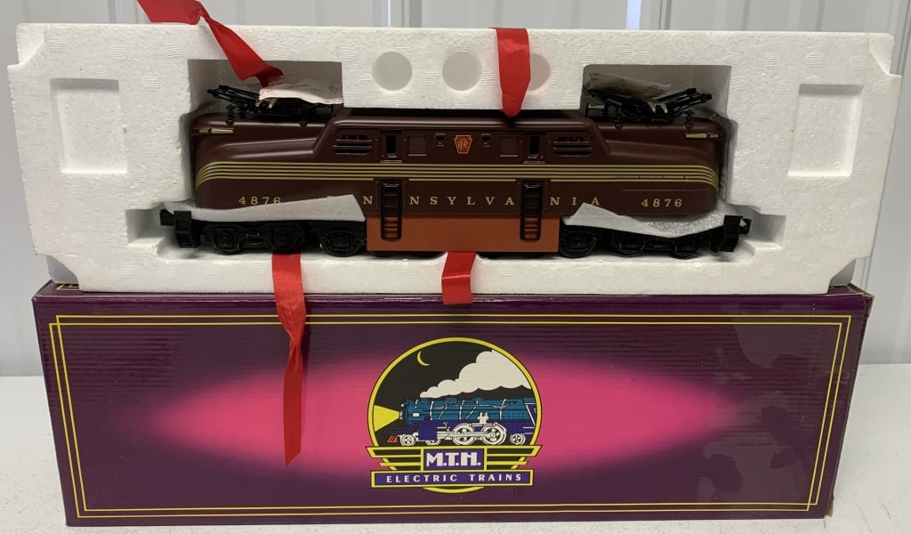 MTH PRR Tuscan Red No. 4876 in box (1 of 3)