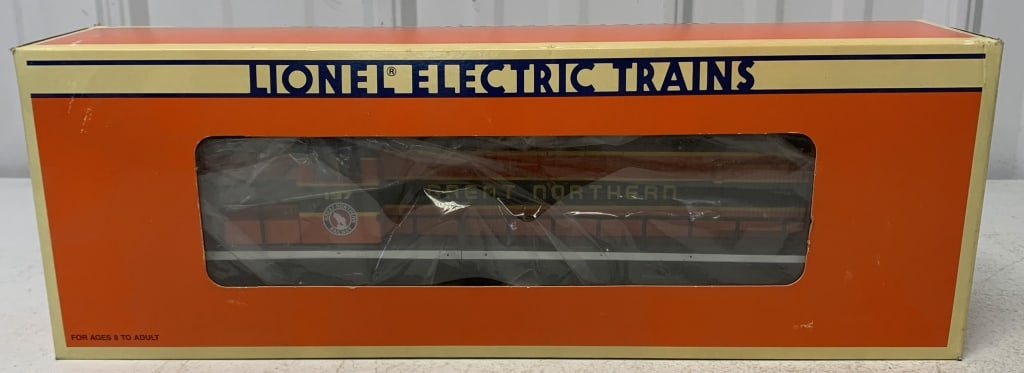 Lionel Great Northern Railway Alco RS-3 Diesel: in box which shows some wear; O gauge