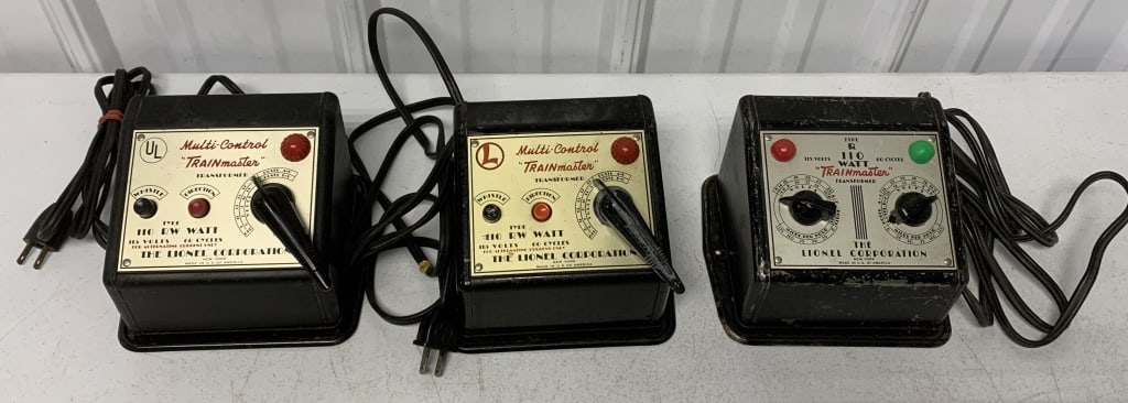 2 Lionel Type RW and 1 Type R transformers (1 of 10)