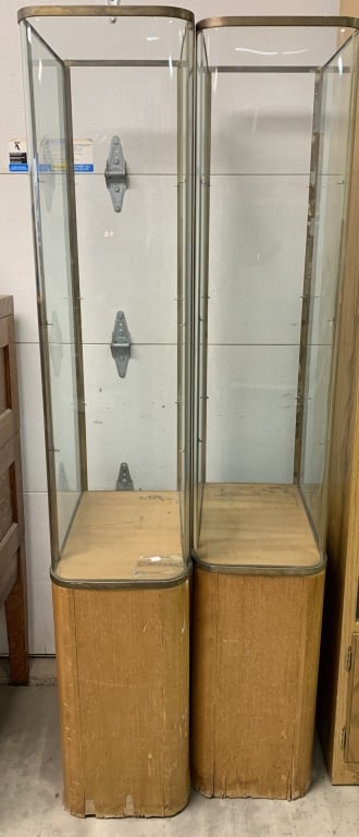 2 bowed front display cases (1 of 9)