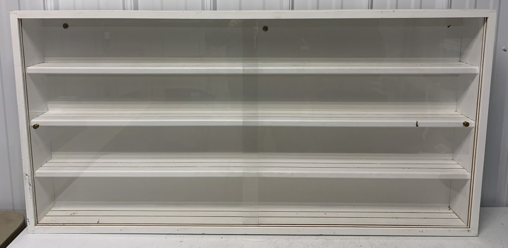 4 shelf wall mounted display case (1 of 4)