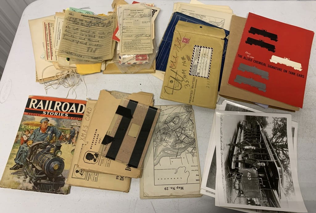 lot of railroad photos, ephemera, etc. (1 of 6)