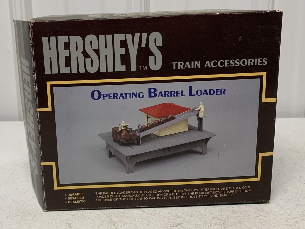 K-Line Hershey's Operating Barrel Loader in box (1 of 4)
