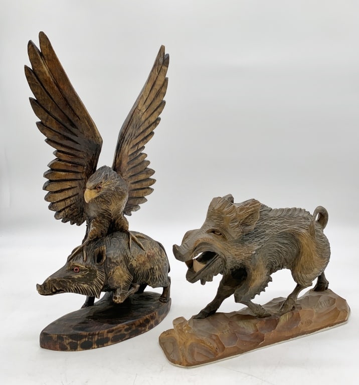 lot of 2 Animal Carvings (1 of 2)
