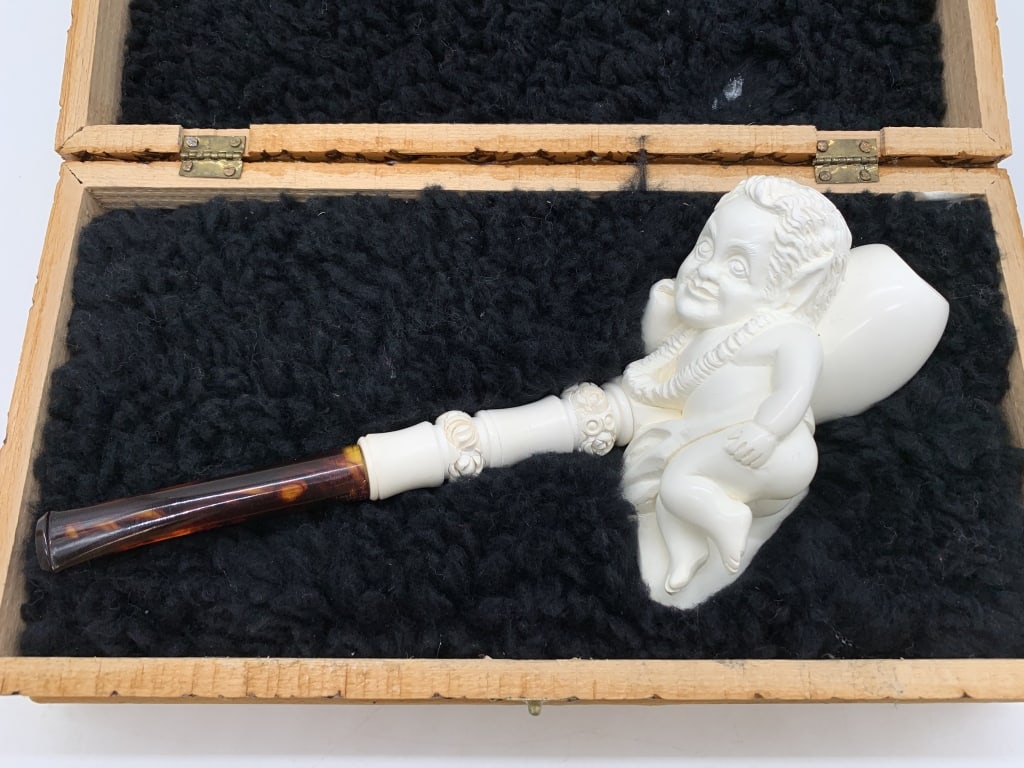 Turkish Akdolu Pipe Dreams Pipe & Wooden Case (1 of 5)