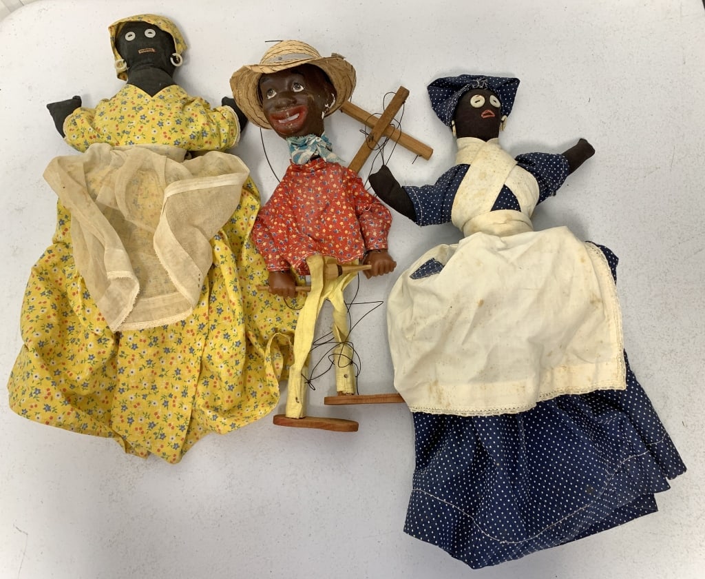lot of 3 Black Americana Figures (1 of 4)