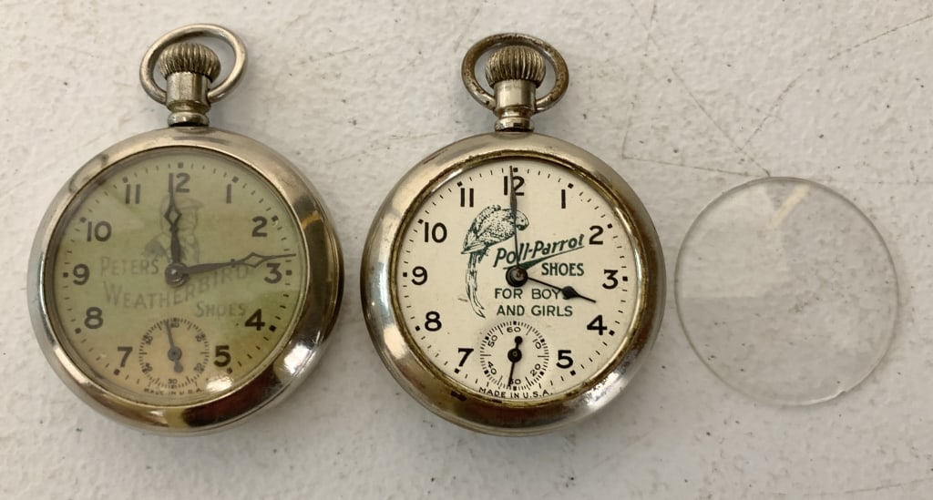Peters Shoes & Poll Parrot Shoes Pocketwatches (1 of 4)