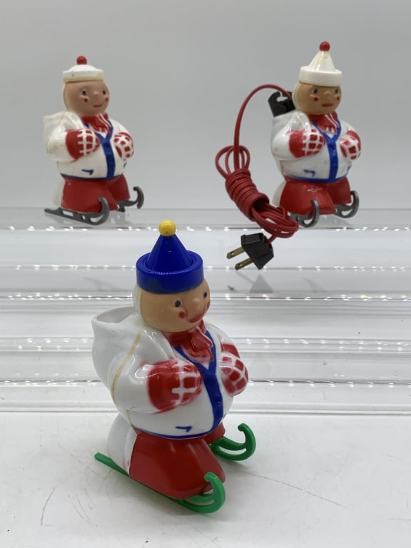 lot of 3 Rosbro Jolly Skater Candy Containers (1 of 7)