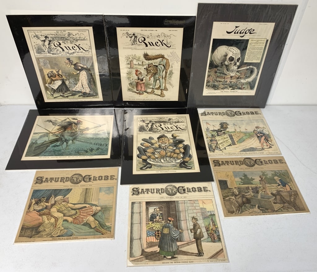 9 Puck, Judge, Saturday Globe Magazine Pages (1 of 5)