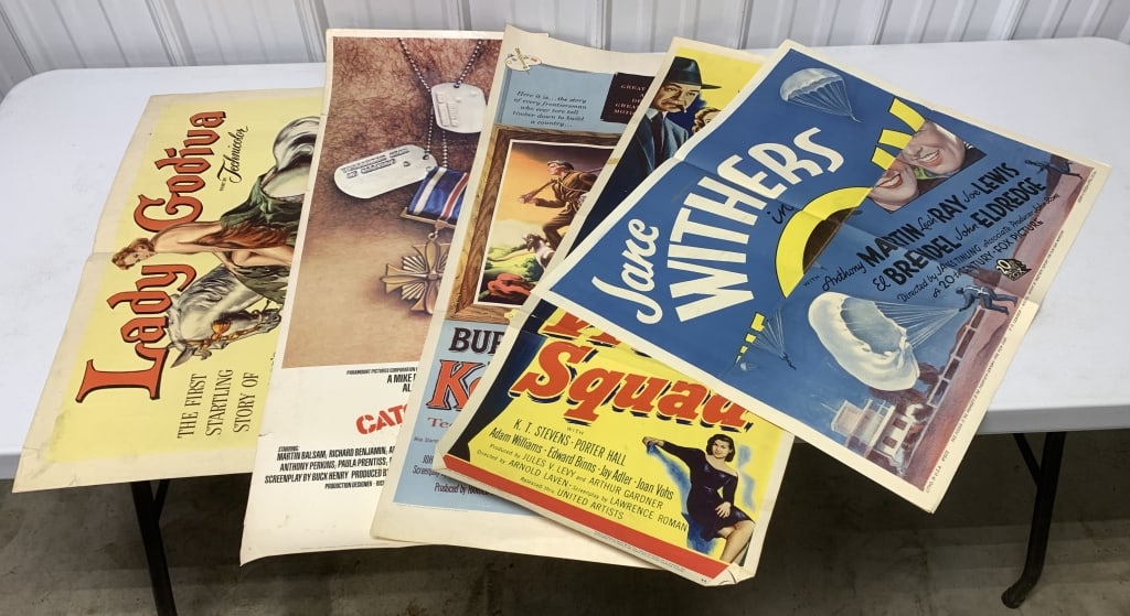 5 Movie Posters- Lady Godiva, Catch 22, Vice Squad (1 of 4)