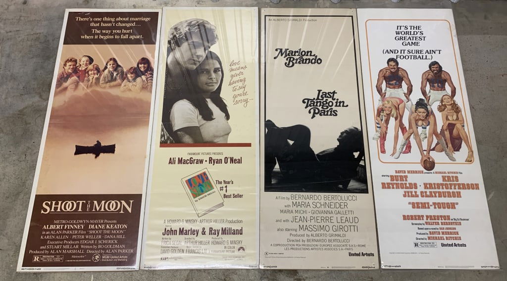 4 Vintage Movie Posters Love Story, & others (1 of 4)