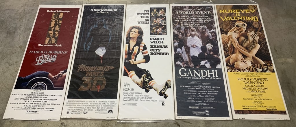5 Vintage Movie Posters Gandhi, The Betsy others (1 of 5)