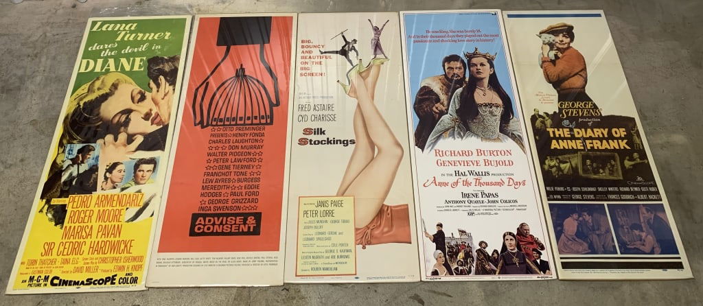 5 Vintage Movie Posters Advise & Consent others (1 of 5)