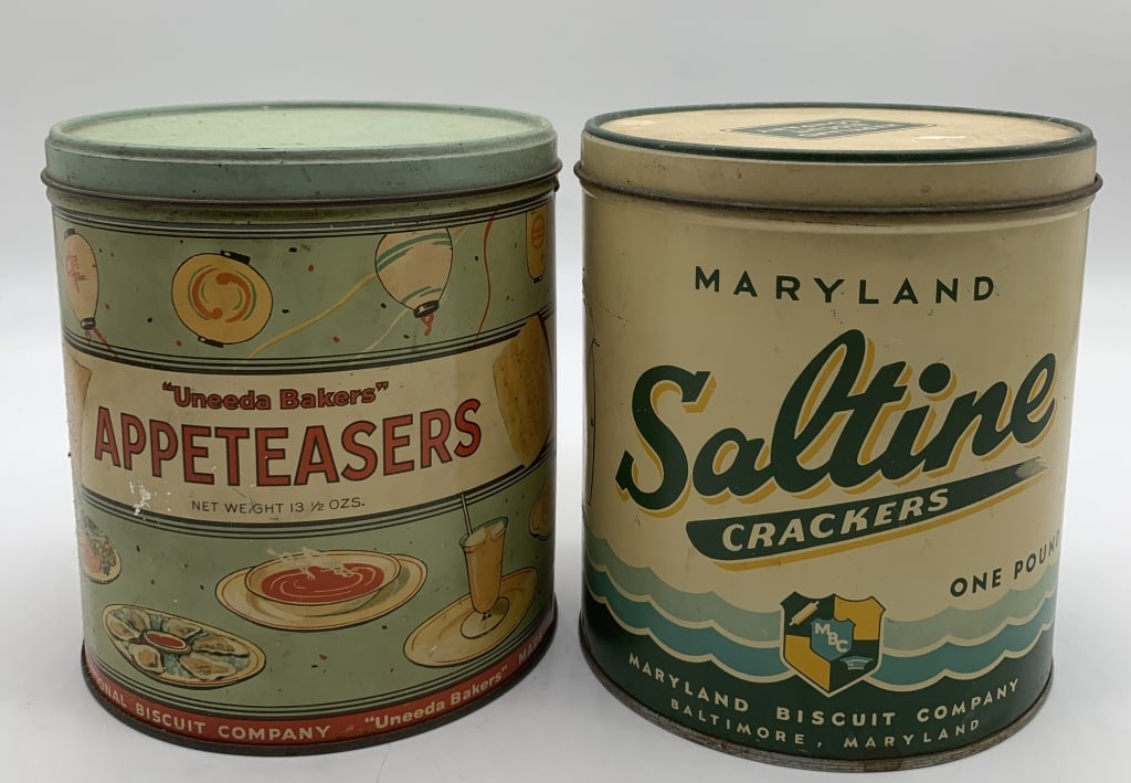 National Biscuit & Maryland Biscuit Cracker Tins (1 of 6)