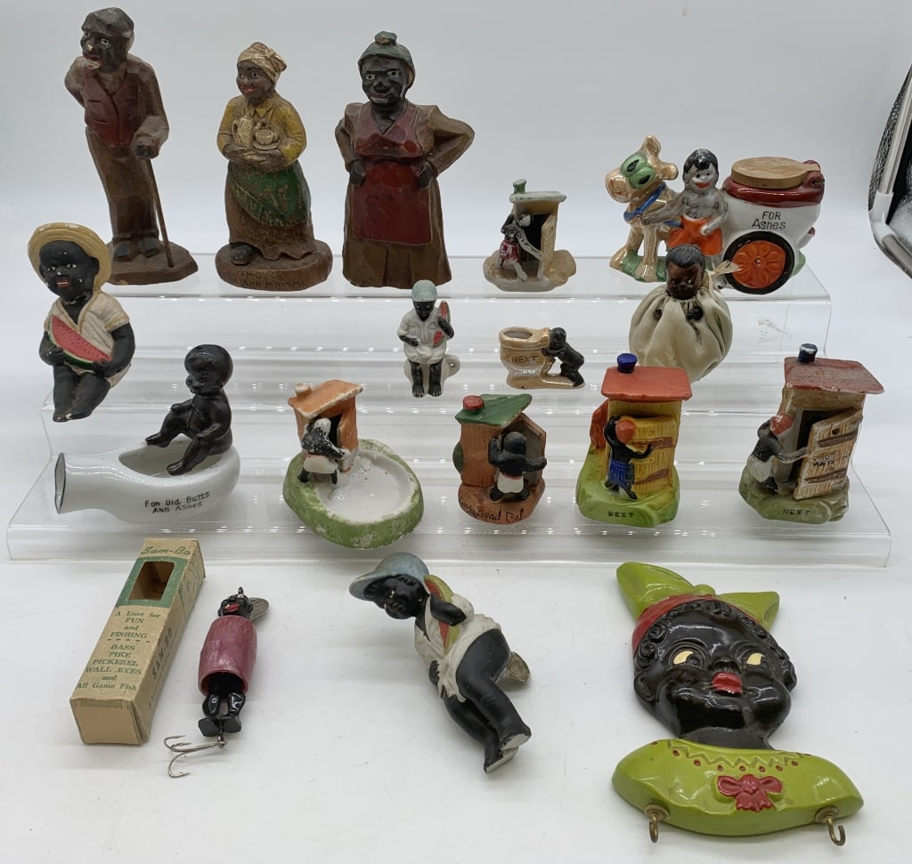 17 pcs Black Americana,Japan,Others: fishing lure,paint chipped