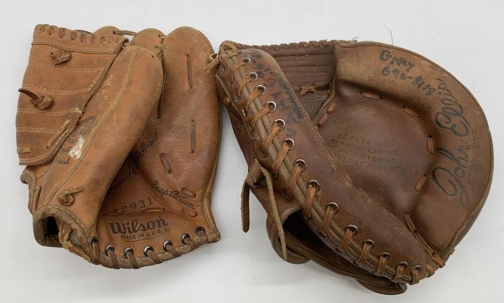 2 baseball gloves (1 of 5)