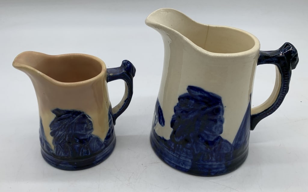 2 Old Sleepy Eye pitchers (1 of 5)