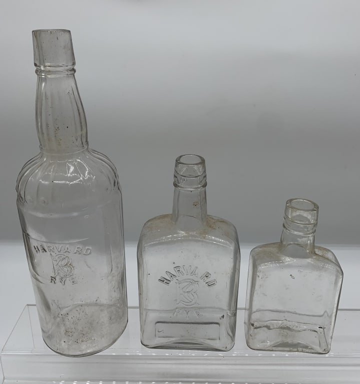 3 Harvard Rye Whiskey bottles (1 of 3)