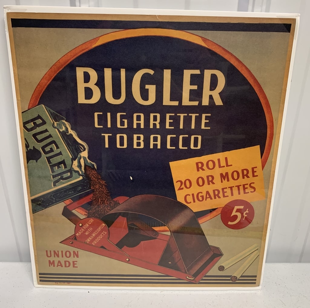 Buglar Cigarette Tobacco paper adv. Poster (1 of 5)