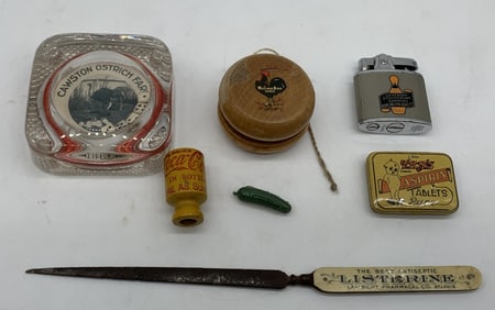 lot of 7 advertising items