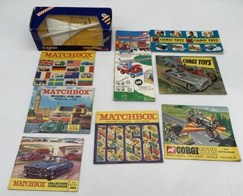 Corgi and Matchbox 1960's catalogs + Concorde