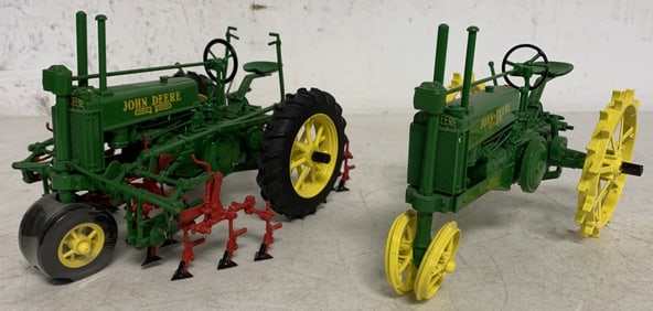 lot of 2 Ertl John Deere GP Model A Toys