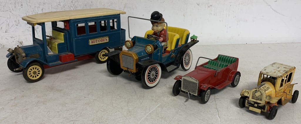 lot of 4 Marx, Japan Tin Toys (1 of 8)