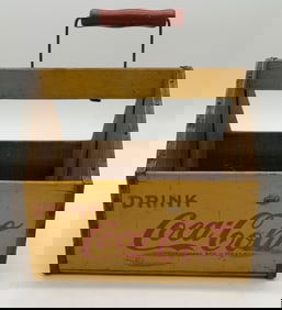 Wooden Coca Cola Carrier