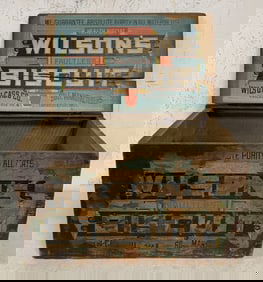 Wooden Wilson-Cass Co. Biscuit Crate