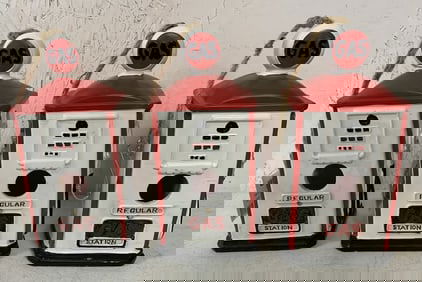 3 Rite Aid Home & Garden gas pump bird houses